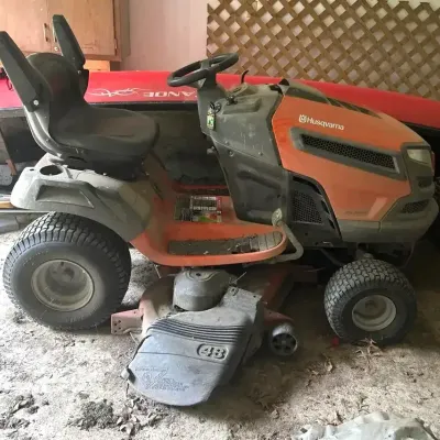 Husqvarna Tractor With Trailer