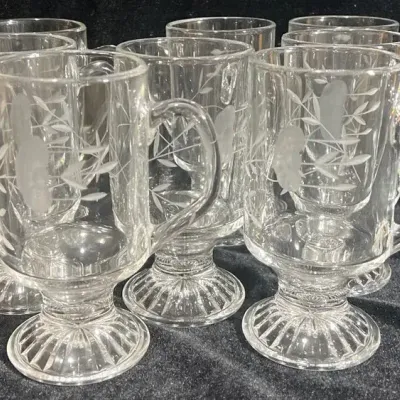 Etched Mug Glasses 