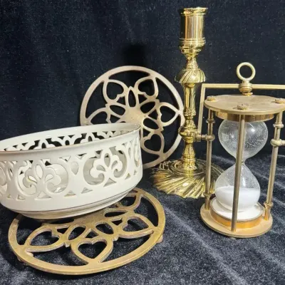 Brass Colored Decor