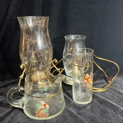 Golden Glassware 