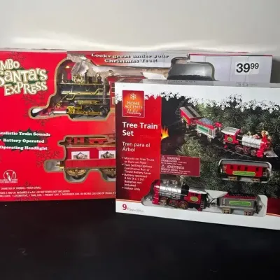 Jumbo Santa's Express And Christmas Tree Train 