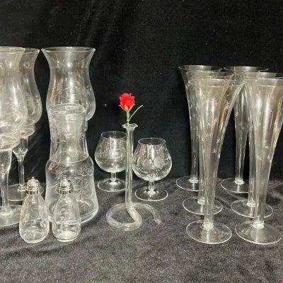 Etched Glassware 