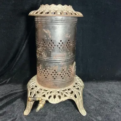 Vintage Portable Kerosene Oil Heater