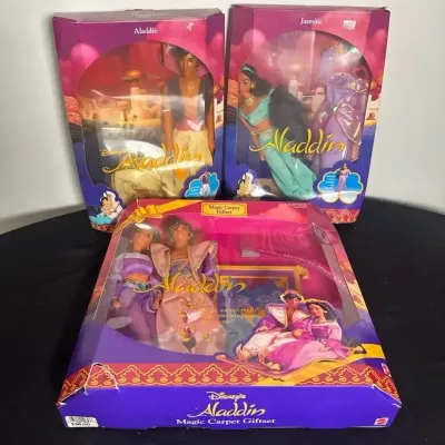 Mattel Disney Aladdin And Jasmine Dolls