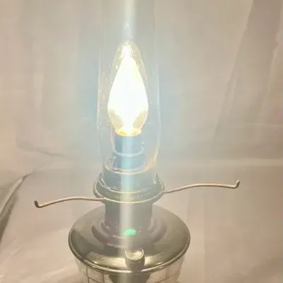 Model 12 Aladdin Converted Oil Lamp