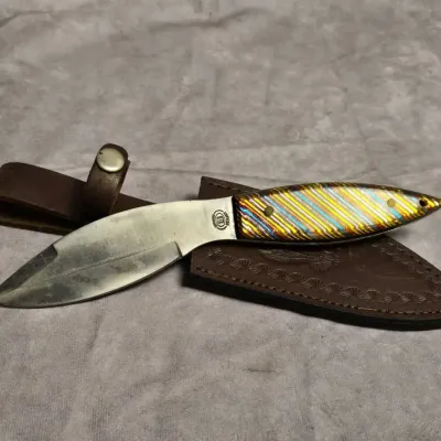 Chipaway Cutlery Fixed Blade Trailing Point Skinner