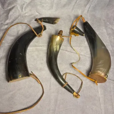 Powder Horn Lot (3)