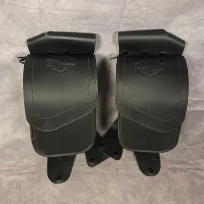 Pre-Owned Genuine Harley Davidson Saddlebag Guard Bags Pair (Left & Right Set)