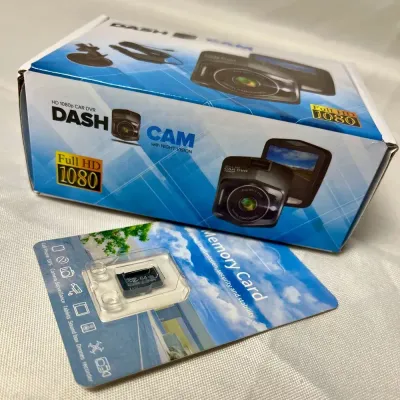 NEW Full HD Dash Cam W/64GB Memory Card Set 1
