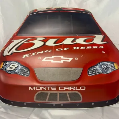 #8 Budweiser Monte Carlo Plastic Sign