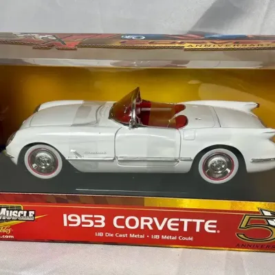 NEW ERTL American Muscle 1953 Corvette 50th Anniversary Collection 1:18” Scale 