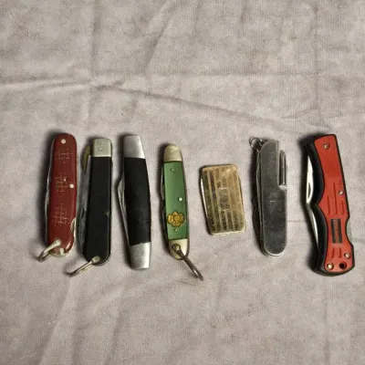 Set Of 7 Pocket Knives Lot 3