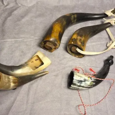 Multiple Powder Horn Lot