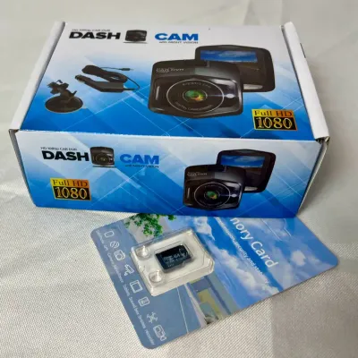 NEW Full HD Dash Cam W/64GB Memory Card Set 2