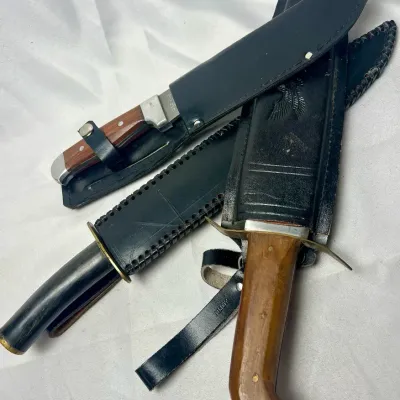 Set Of 3 Knives With Sheaths 