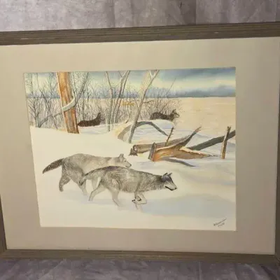 Original Wildlife Art Dates And Signed