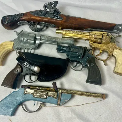 Vintage Toy Guns Lot Of 6