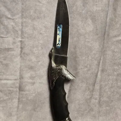 Decorative Duck Handguard Hunting Knife