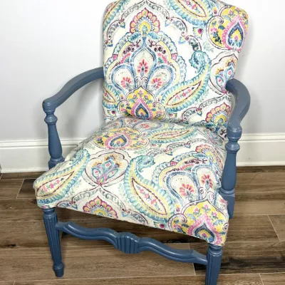 Recovered Antique Accent Chair 