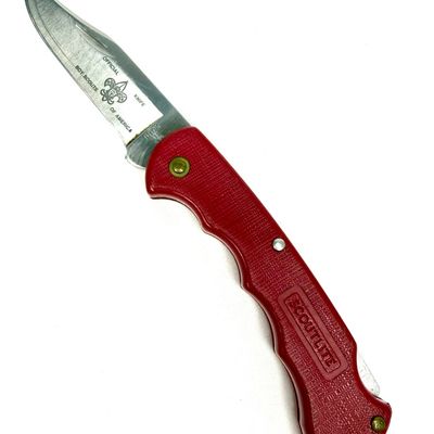 Vintage Buck 412 Scoutlite Boy Scout Knife 