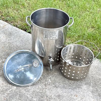 Stainless Steel Turkey Frier with Spigot 