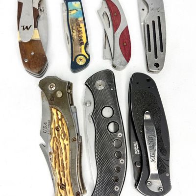 Lot of 7 Pocket Knives 