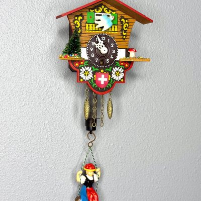 Vintage Miniature Cuckoo Clock - Made in Germany 