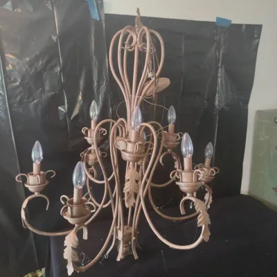 Large Metal Chandelier 