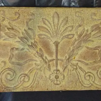 Tin Architectural Panel with Wood Backer