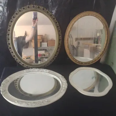 4 Vintage Styled Mirrors