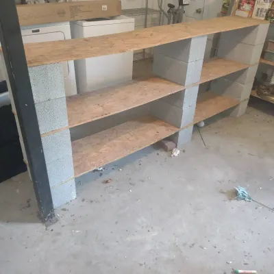 Block And Board Shelving