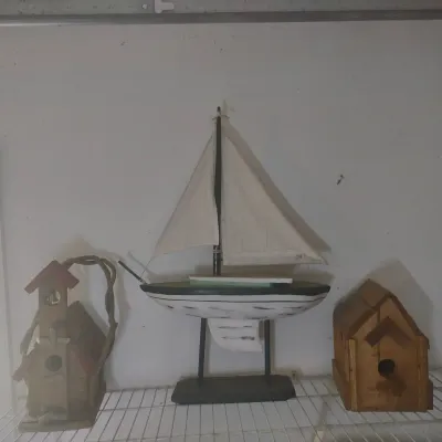 Wooden Decor Trio