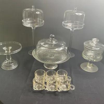 Cake Plate Serving And Entertaining Lot