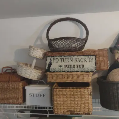 Baskets With A Touch Of Halloween 