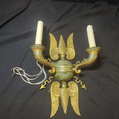 Empire Style Double Light Wall Sconce