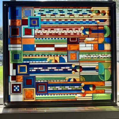 Frank Lloyd Wright Stain Glass Art