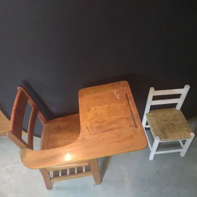 Child's Chair And Desk