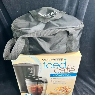 NIB Mr. Coffee Iced Café & Crock•Pot Mini Trio Slow Cooker