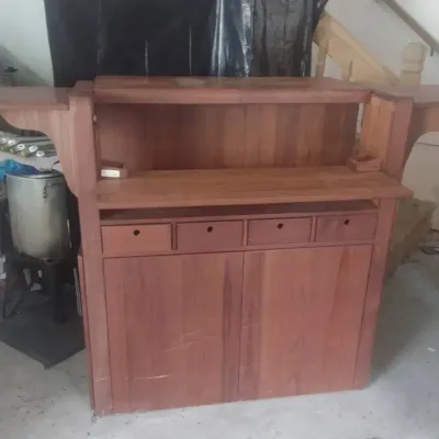 Vintage Wood Bar, From Dixie Furniture