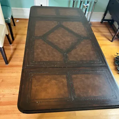 Vintage Mahogany Drop-leaf Dining Table 