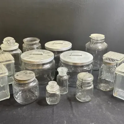 Glass Storage Jars & Canisters 