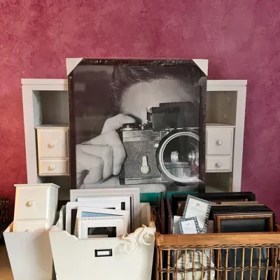 Bins Of Photos Frames & Home Storage & Decor