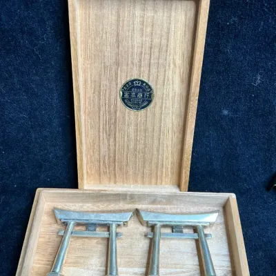 Vintage Japanese Sterling Silver Salt & Pepper Shakers