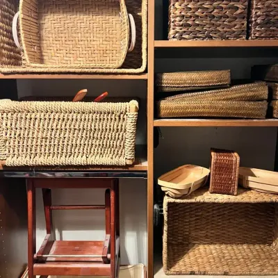 Baskets & Stepladder Stool