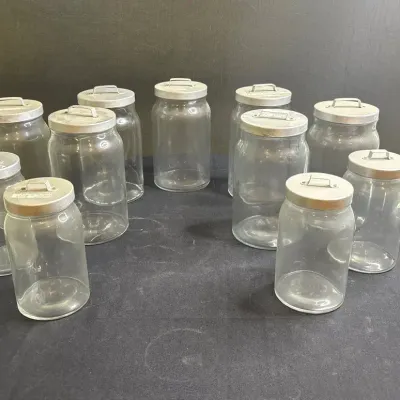 Clear Glass Storage Jars/Canisters