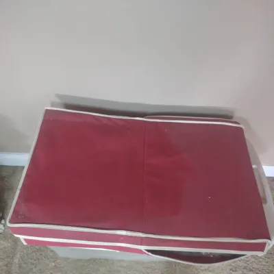 Cloth Bin Of Christmas Decor