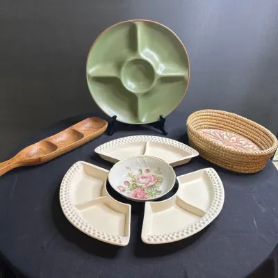 Charming Collection Of Serving Pieces