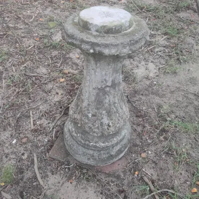 Solid Concrete Pedestal