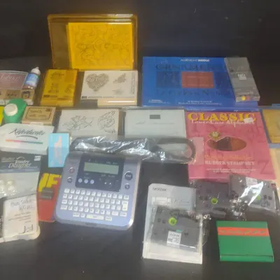 Crafter's Lot, Rubber Stamps And Brother Ptouch