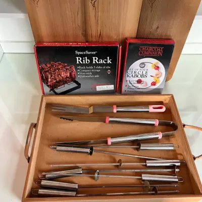 Tray Of Grilling Essentials